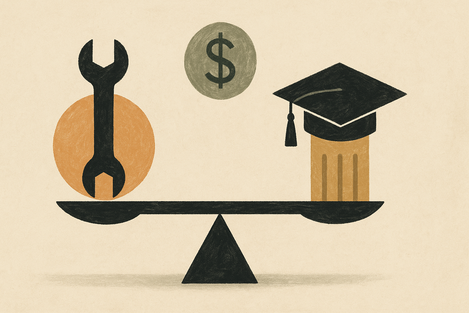 Trade-School-vs-Traditional-College-Costs-Salaries-and-ROI-Comparison-for-2025